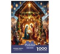 Temas religiosos Puzzle 1000 Piezas, Juego Educativo, Desafío, Clásicos para Adultos Y Niños A Partir De 12 Años Rompecabezas Familiar - Obra De Arte 70x50cm/1000pcs