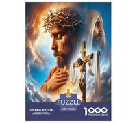 Temas religiosos Puzzle 1000 Piezas, Moderno DIY,Entretenimiento Creativo Clásicos para Adultos Y Niños A Partir De 12 Años Un Rompecabezas Desafiante - Obra De Arte 70x50cm/1000pcs