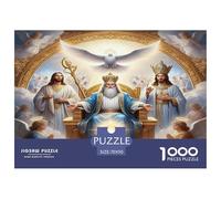 Temas religiosos Puzzle 1000 Piezas, Moderno DIY,Entretenimiento Creativo Clásicos para Adultos Y Niños A Partir De 12 Años Rompecabezas Familiar - Obra De Arte 70x50cm/1000pcs