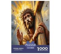 Temas religiosos Puzzle 1000 Piezas, Moderno DIY,Entretenimiento Creativo Clásicos para Adultos Y Niños A Partir De 12 Años Rompecabezas Familiar - Obra De Arte 38x26cm/1000pcs