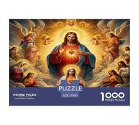 Temas religiosos Puzzle De 1000 Piezas, Juego Educativo, Desafío, Clásicos para Adultos Y Niños A Partir De 12 Años Imposible Rompecabezas - Decoración del Hogar 70x50cm/1000pcs