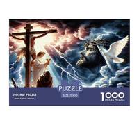 Temas religiosos Puzzle De 1000 Piezas, Juego Educativo, Desafío, Clásicos para Adultos Y Niños A Partir De 12 Años Imposible Rompecabezas - Decoración del Hogar 70x50cm/1000pcs