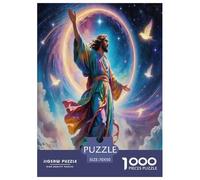 Temas religiosos Puzzle De 1000 Piezas, Moderno DIY,Entretenimiento Creativo Clásicos para Adultos Y Niños A Partir De 12 Años Rompecabezas Familiar - Decoración del Hogar 70x50cm/1000pcs