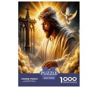 Temas religiosos Puzzle De 1000 Piezas, Moderno DIY,Entretenimiento Creativo para Adultos Y Niños A Partir De 12 Años Rompecabezas En Familia - Pieza De Arte 70x50cm/1000pcs