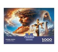 Temas religiosos Puzzle De 1000 Piezas, Moderno DIY,Entretenimiento Creativo para Adultos Y Niños Mayores De 12 Años Rompecabezas Familiar - Decoración del Hogar 70x50cm/1000pcs