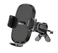 Temco Soporte de movil para Coche Reforzado, Soporte para Movil en Rejilla del Aire Ventilación, Porta Móvil Coche con Clip de Gancho Reforzado para mas estable y sin Riesgo de Romper rejilla de Aire