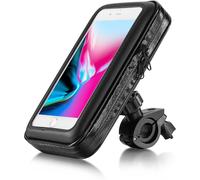 TEMCO Soporte Movil para Bici con Funda Impermeable, Soporte para teléfono a prueba de agua, bolsa de teléfono para bicicletas de ejercicio, soporte para teléfono y navegación, soporte móvil para