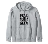 Teme a Dios, no al Hombre Sudadera con Capucha