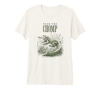 Teme al caimán Chomp Florida Camiseta Premium