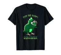 Teme al Loro Dinosaurio Conure de mejillas Verdes y esponjosas Camiseta