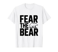 Teme al Oso para los Amantes de la Vida Silvestre Camiseta