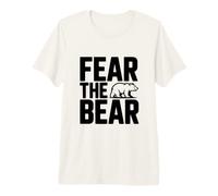 Teme al Oso para los Amantes de la Vida Silvestre Camiseta Premium