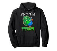 Teme al Pavo Real Sudadera con Capucha