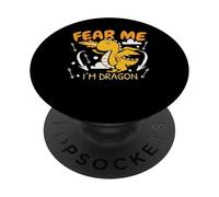 Teme, Soy un dragón, Bestia voladora, Mito, susurrador de Dragones PopSockets PopGrip Adhesivo