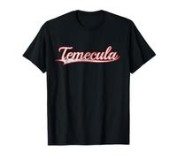 Temecula California Wine Country Vintage Varsity Distressed Camiseta