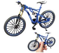 Temeemeg Bicicleta de Dedo Escala 1:8 Simulación Aleación Dedo BMX Juguete Interactivo Mini Bicicleta BMX con Parte móvil Plegable con decoración Que Absorbe los Golpes para niños y coleccionistas.