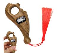 Temeemeg Contador de Cuentas de Buda Contador de Dedo Digital Cuenta Manual con Pantalla Digital LCD para oración Budista...