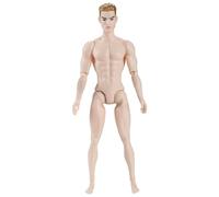 Temeemeg Figura de acción a Escala 1/6, Cuerpo de Figura de acción musculosa Masculina articulada múltiple con Cabeza para colección de muñecas de exhibición, Blanco.