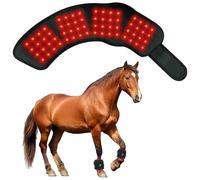 Temeemeg Terapia de luz roja portátil para Caballos, Estera de Terapia de luz roja equina inalámbrica y Recargable con Longitudes de Onda duales para Apoyo al Cuidado Diario.