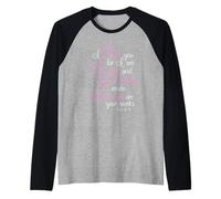 Temerosa y maravillosamente Hecha. Salmo 139:14 Camiseta Manga Raglan