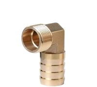Temhyu Conector PL Pagoda 6 8 10 12 14 16mm Conector de Espiga for Manguera Rosca Trasera de Manguera 1/8 1/4 3/8 1/2 BSP Accesorio de tubería de latón (Color : 3/4", Size : 19mm Barb)
