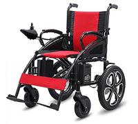 TEMKIN Silla de Ruedas eléctrica Resistente, Silla de Ruedas eléctrica Plegable 250W2, Asiento de Doble Motor, Ancho 41Cm, Palanca de Mando Que se Adapta a A Vari