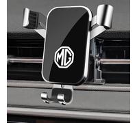 TEMKIN Soporte Movil Coche para MG ZS 2017-2023 360° Rotación Accesorios Movil Coche Soporte Especial para teléfono móvil Operación Sola Mano & Amigable Manos Libres para Teléfonos de 4-7",Silver