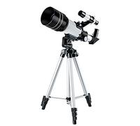 TEmkin Telescopio, con trípode Ajustable de 1,38 m y Soporte para teléfono móvil/Mochila, para telescopio de astronomía para Principiantes en Interiores/Exteriores