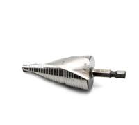 TEMO M35 Cobalt Paso Taladro espiral de la flauta, dos tamaño: 7/8 pulgada (22,2 mm) y de 1-1/8 pulgadas (28,6 mm), 1/4 de pulgada (6,4 mm) de vástago Hex