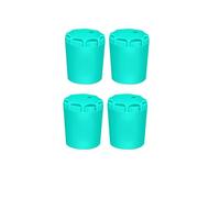 TEMOOUES 4 protectores de cola de caña de pescar, almohadillas elásticas para el extremo del mango, tapas protectoras de silicona para extremos de caña de pescar