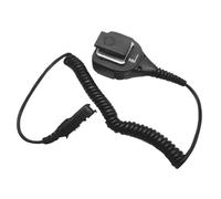 TEMOOUES Accesorio de radio bidireccional con construcción resistente a la abrasión y transmisión de voz clara para micrófono remoto de operaciones críticas PMMN4076