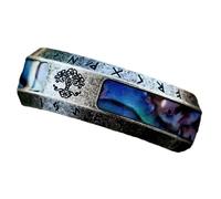 TEMOOUES Anillos Yggdras de estilo vintage nórdico vikingos para hombre, nudo celticed, estilos punk, accesorio de moda para hombres y mujeres, AS, acero de titanio