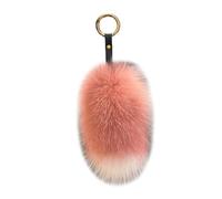 TEMOOUES Atractivo llavero con forma de cola de animal para cosplay, colgante de coche, elegante, accesorio para mochila, decoración colgante, llavero de moda para bolsos