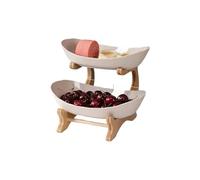 TEMOOUES Bandeja de almacenamiento de escritorio resistente multiusos para organizar frutas secas y aperitivos, solución de almacenamiento de frutas