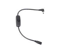 TEMOOUES Cable de alimentación de 3,5 x 1,35 mm a 3,5 x 1,35 mm con interruptores macho a hembra para cámaras de seguridad CCTV, monitores, luz LED, divisor de cable para ventilador USB, accesorios de