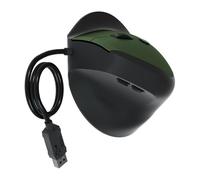 TEMOOUES Cable ergonómico vertical para trabajo de oficina, 3 ajustables, 1600 DPI, botón silencioso, USB, ergonómico, USB, computadora USB