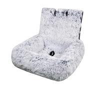 TEMOOUES Cama cálida y peluda para perro, cojín suave para mascotas, para viajes, asiento de coche, para razas, viajes por carretera, mascotas, viajes en coche