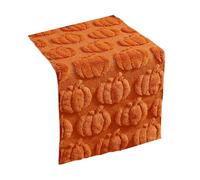 TEMOOUES Camino de mesa bordado con lentejuelas, decoración de festivales, calabazas, cenas, mesa, mantel de vacaciones, decoración de mesa