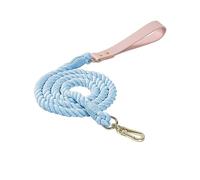 TEMOOUES Correa de perro tejida de 120 cm / 150 cm, color degradado, flexible, cuerda de tracción para caminar, productos de entrenamiento, correas largas de entrenamiento