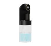 TEMOOUES Dispensador de enjuague bucal de baño montado en la pared de 2000 ml, impermeable, recargable, con 2 tazas para uso doméstico y de oficina