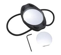 TEMOOUES Espejo ajustable de grado subacuático, durabilidad, seguro, para buceo, para una rápida durabilidad del equipo, visión trasera de buceo