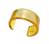 TEMOOUES Joyería de resina minimalista, hecha a mano, pensativo, amigo, familia, cumpleaños, vacaciones, diseños únicos, cadena de mano de resina, talla única, como se describe
