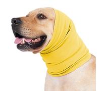 TEMOOUES La redecilla para mascotas con tecnología de reducción de ruido crea un retiro de paz para perros en el hogar ocupado para perros nerviosos para orejas para proteger las orejas durante el