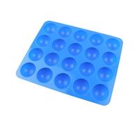 TEMOOUES Moldes de silicona para hornear de media esfera, molde multiusos de 20 cavidades para postres, herramienta de gelatina