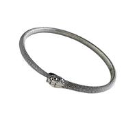 TEMOOUES Ouroboros - Pulsera de aleación con forma de serpiente que simboliza el amor y el renacimiento, joyería misteriosa de moda con forma de serpiente mística Ouroboros