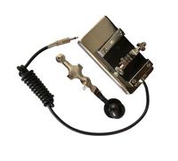 TEMOOUES Radio flexible de onda corta Morse eléctrica de repuesto para telégrafo de telegrama pesado para ejercitador