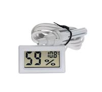 Temp Humidity Monitor - Digital Thermometer Hygrometer, Thermometers For Terrariums, LCD Display Probe For Reptile Incubator | Reptiles Tank Temp And Humidity Measuring Tool For Tortoise Tank