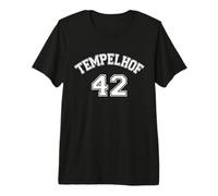 Tempelhof 42 - Berlín Alemania Barrio Nostalgia Diseño Camiseta Premium