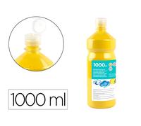Tempera Liquida Liderpapel Escolar 1000 Ml Amarillo