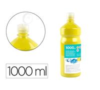 Tempera Liquida Liderpapel Escolar 1000 Ml Amarillo Limon